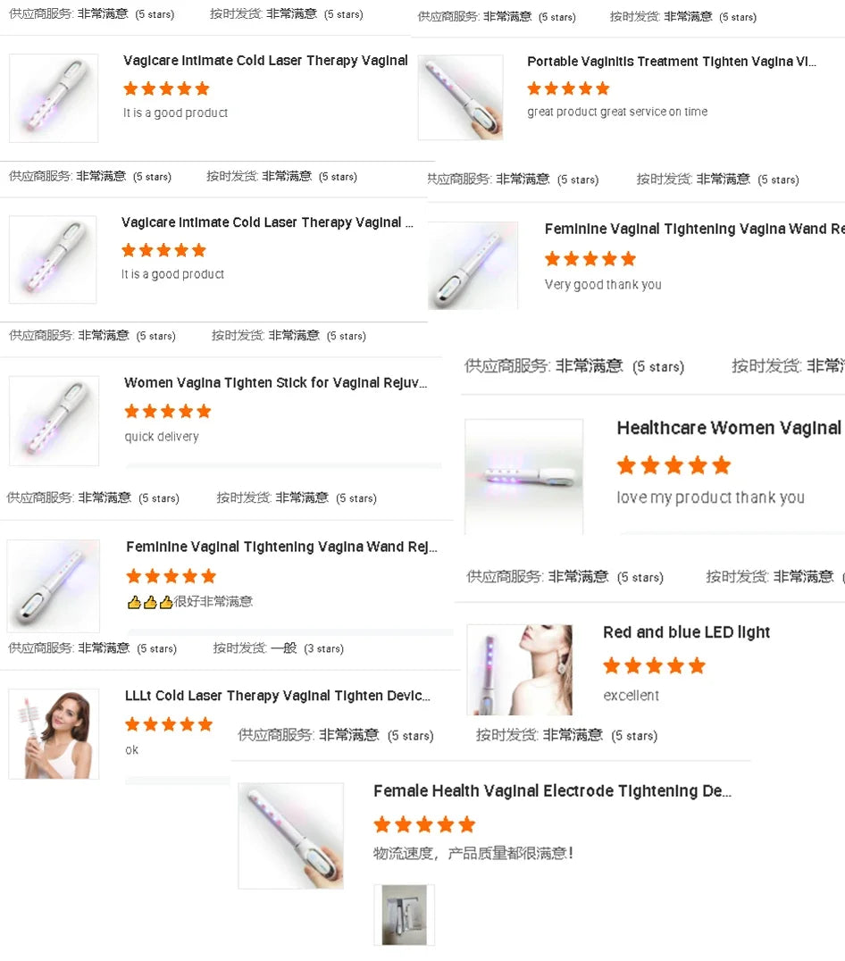 650nm Laser Blue Led Light Pelvic Floor Strengthening Vaginal Wand Female Problem Solving Household Products