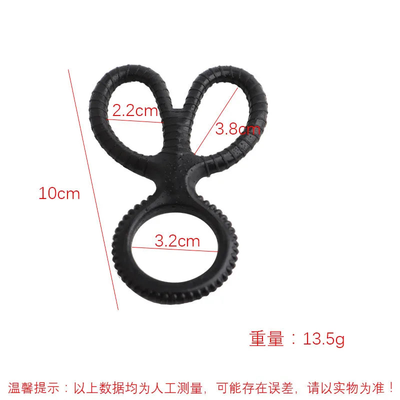 Reusable Silicone Penis Cock Ring Adult Sex Toys For Men Delay Ejaculation Scrotum Semen Lock Rings Extender Lasting sexshop 18